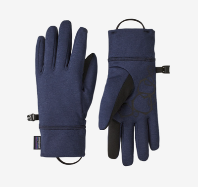 Patagonia R1 Daily Gloves Classic Navy - Light Classic Navy X-Dye Hats, Gloves, Socks, Belts