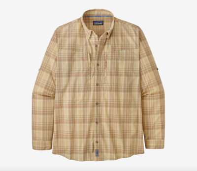 Patagonia Sun Stretch Long Sleeve Shirt Jetty: Sespe Tan / M Clothing
