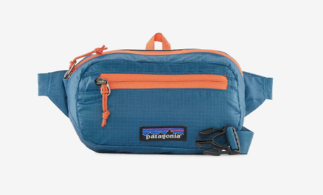 Patagonia Ultralight Black Hole Mini Hip Pack Wavy Blue Vests & Packs