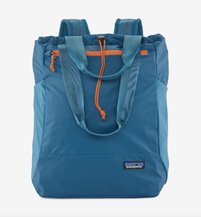 Patagonia Ultralight Black Hole Tote Pack Wavy Blue Luggage