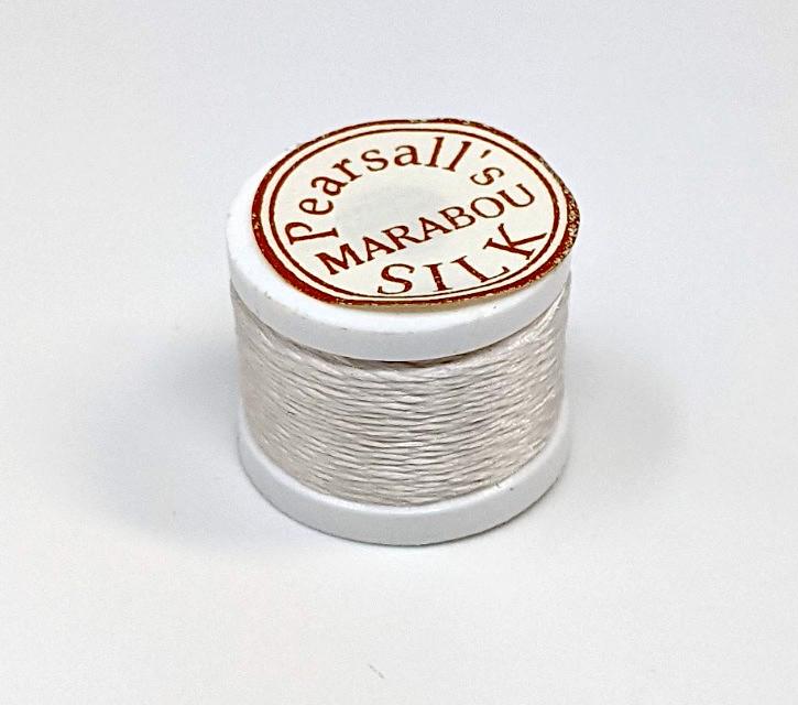 Pearsall's Marabou Silk Floss White Threads