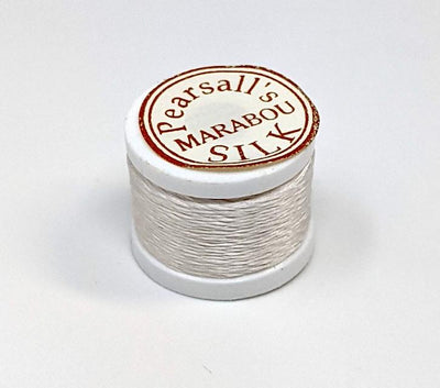 Pearsall's Marabou Silk Floss White Threads