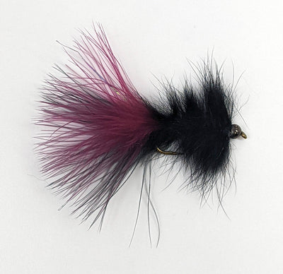 Pig Pen Leech Black/Purple / 8 Flies