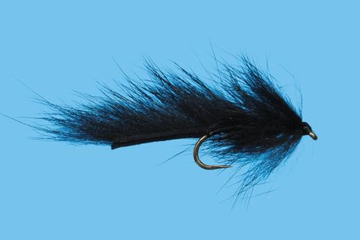 Pine Squirrel Leech Black / 10 Trout Flies
