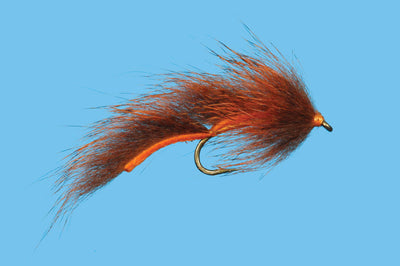 Pine Squirrel Leech Orange / 10 Trout Flies