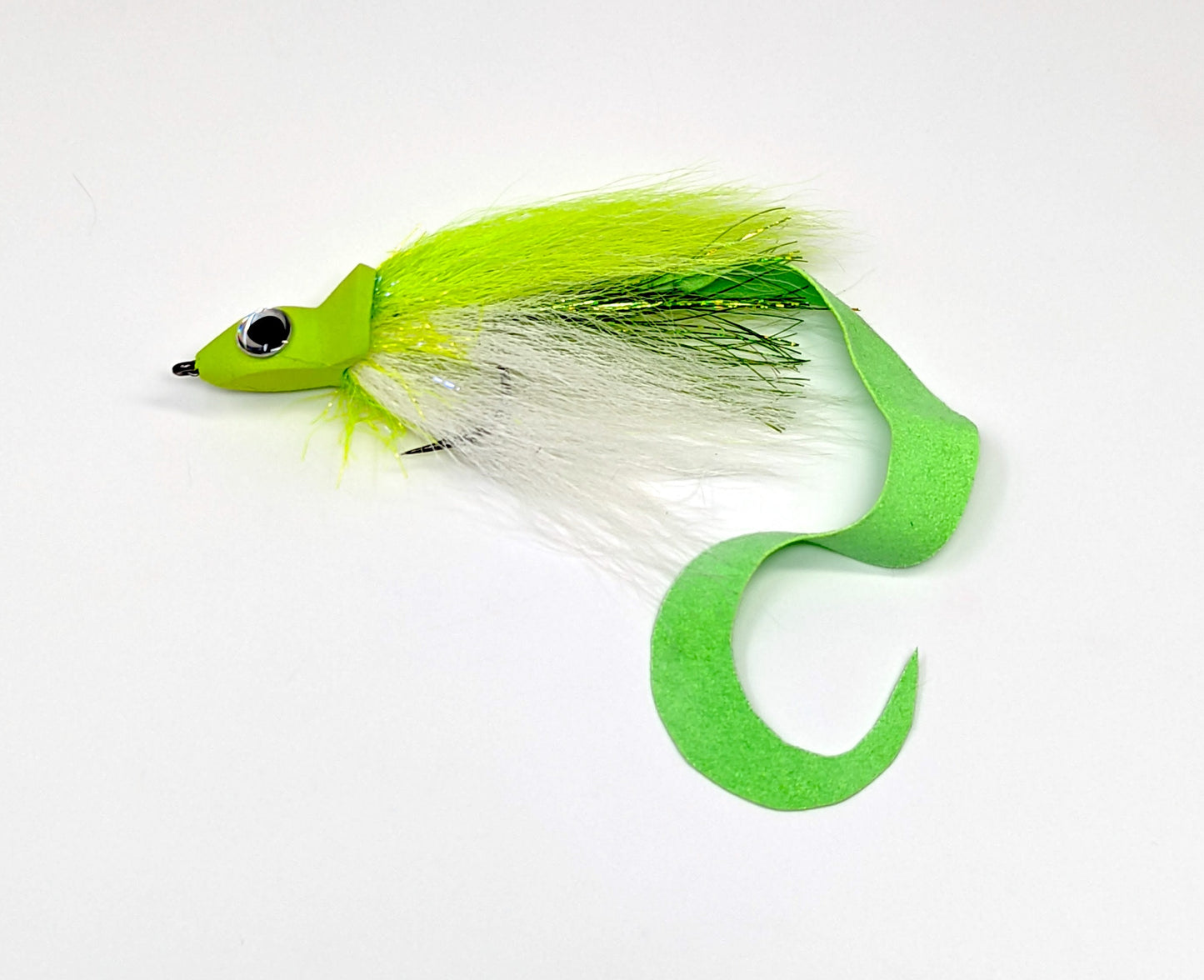 PJ's Moose Rocket Chartreuse / 5/0 Flies