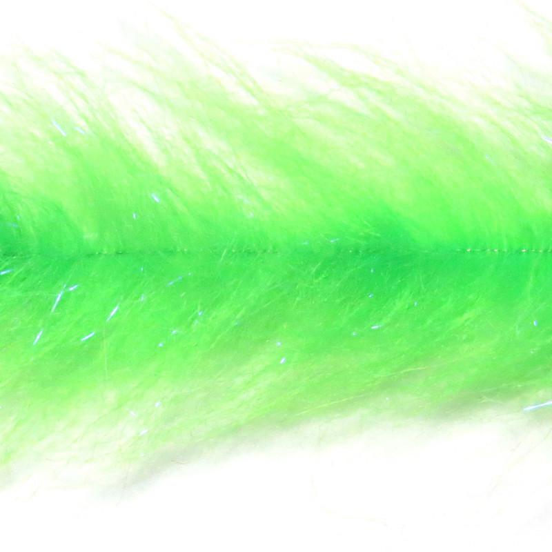Polar Fiber Brush Chartreuse / 3" Chenilles, Body Materials