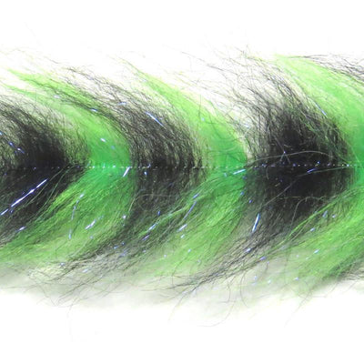 Polar Fiber Brush Chartreuse/Black / 1.5" Chenilles, Body Materials