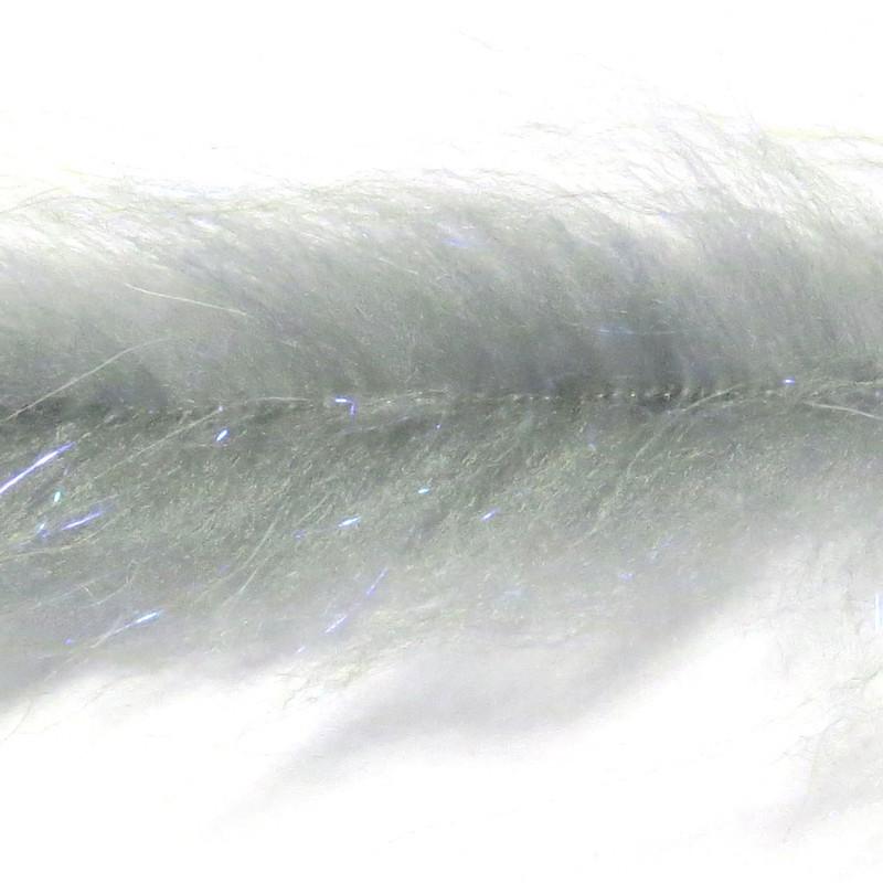 Polar Fiber Brush Gray / 3" Chenilles, Body Materials