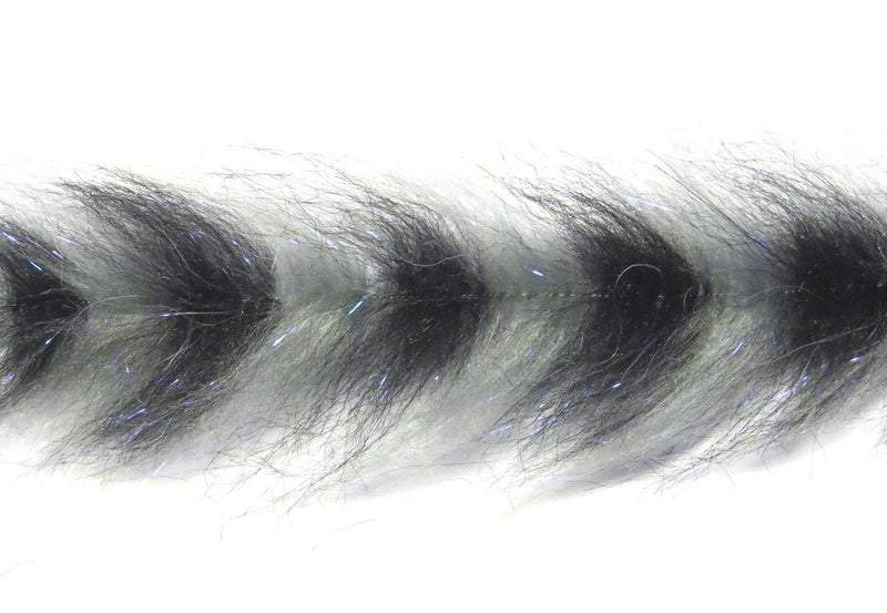 Polar Fiber Brush Grey/Black / 1.5" Chenilles, Body Materials