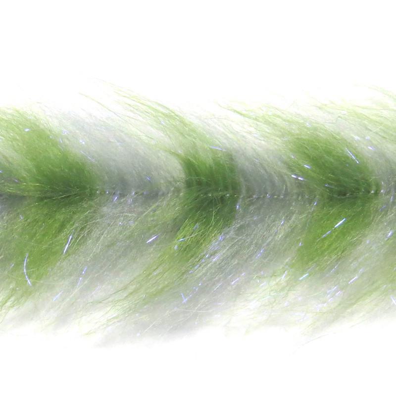 Polar Fiber Brush Olive/Gray / 1.5" Chenilles, Body Materials