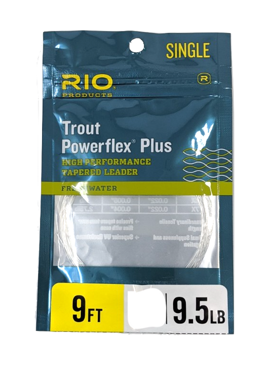 Powerflex Plus 9' Leader Single Leaders & Tippet