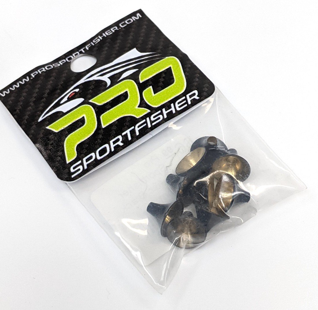 Pro Sportfisher Pro Conedisc Black / Medium 8mm Beads, Eyes, Coneheads