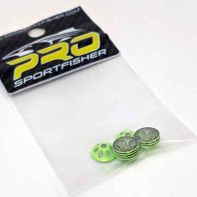 Pro Ultra Sonic Disc Chartreuse / Medium Beads, Eyes, Coneheads