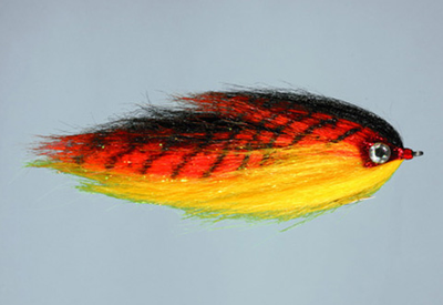Rainy's CF Baitfish Tandem Orange Attractor Flies