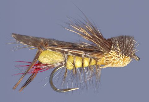 Rainy's Dave's Hopper - Original Yellow 8 Flies