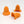Rainy's Foam Diver Heads Orange / L Chenilles, Body Materials