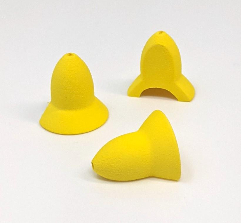 Rainy's Foam Diver Heads Yellow / S Chenilles, Body Materials