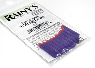 Rainy's Hi-Viz Foam Ant Bodies Purple/Red Tip / 1/16 Chenilles, Body Materials