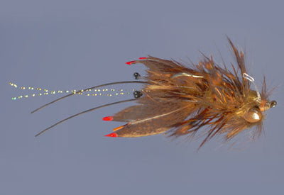Rainy's Whitlock's NearNuff Crayfish Golden Brown / 6 Flies