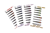 Real Fake Jungle Cock Eyes Color Assortment Beads, Eyes, Coneheads