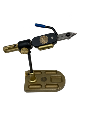 Regal Revolution Vise Stainless Steel Jaws Bronze Pocket Base - Matte Black