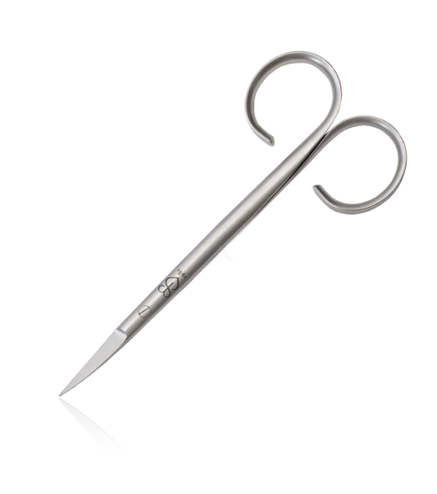 Renomed Fly Tying Scissors FS4 Medium - Curved Fly Tying Tool