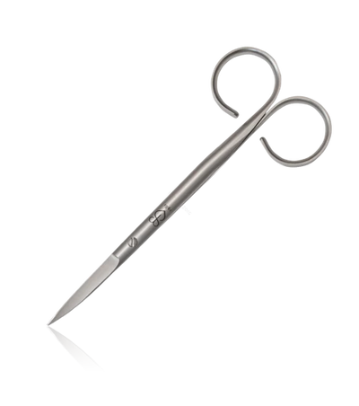 Renomed Fly Tying Scissors FS6 Large - Curved Pointed Fly Tying Tool