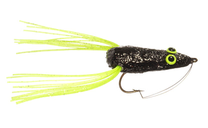 Riendeau's Georgia Bullfrawg Black Silhouette Warmwater Flies