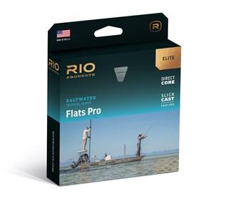 Rio Elite Flats Pro Intermediate Line Clear/Trans Orange/Trans Aqua / WF8I Fly Line