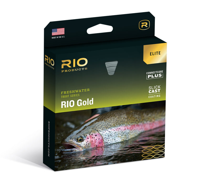 Rio Elite Gold Fly Line Moss/Gold/Gray / WF4F Fly Line
