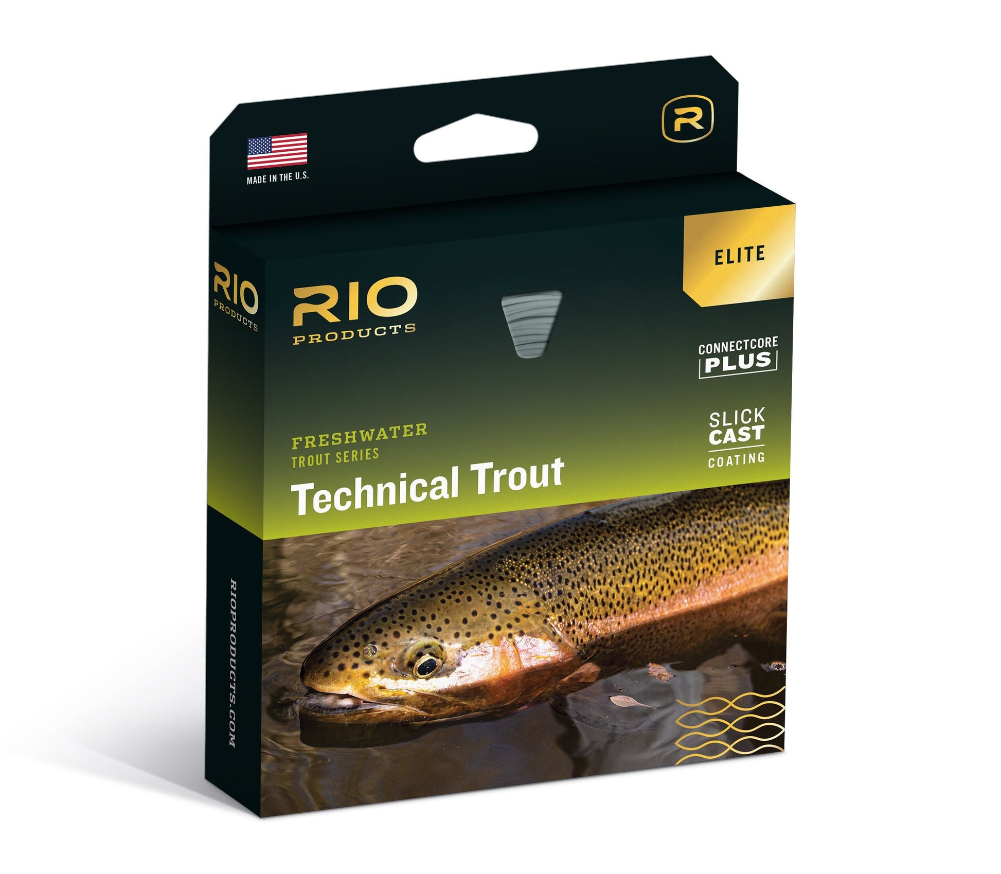 Rio Elite Technical Trout Fly Line Sky Blue/Peach/Gray / WF3F Fly Line