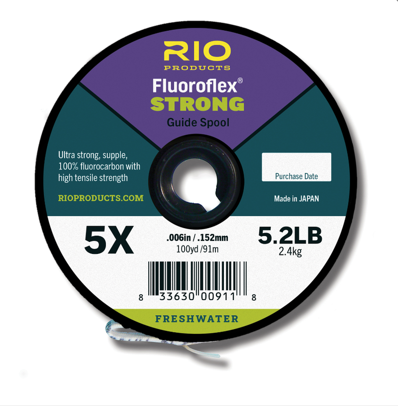 Rio Fluoroflex Strong Tippet 100yd 7X Fluorocarbon Tippet