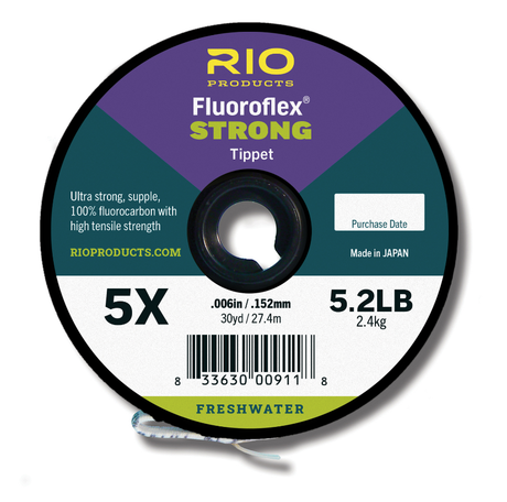 Rio Fluoroflex Strong Tippet 30yd 7X Fluorocarbon Tippet