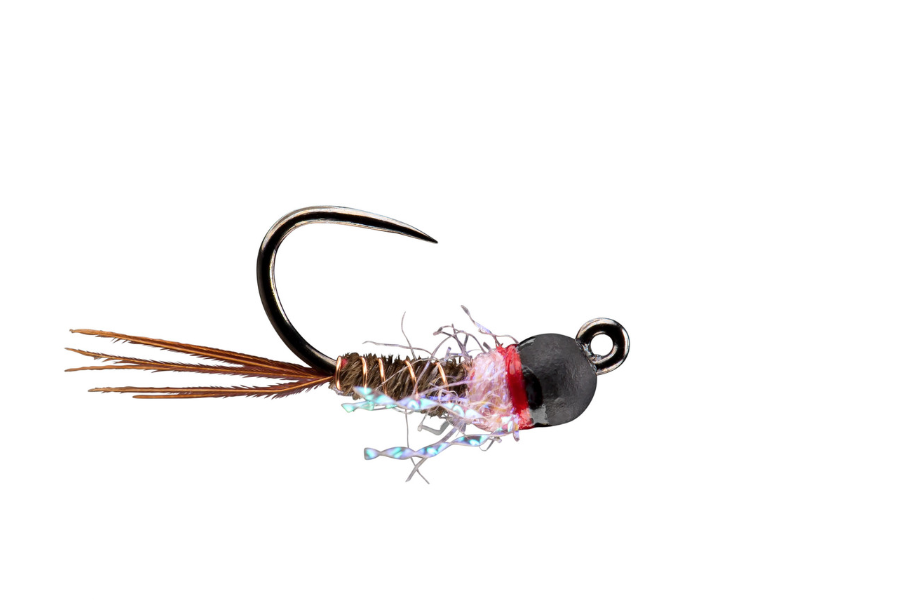 Rio French Dip Jig Black Bead Pink / Size 12 - 3.8mm Flies