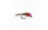 RIO French Dip Jig - Pink Bead Hot Orange / 2.8 / 14 Flies