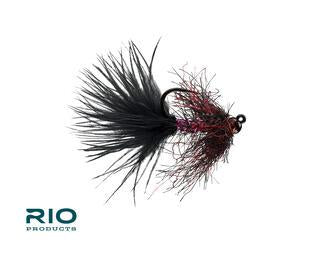 RIO Gold Jigger Black Flies