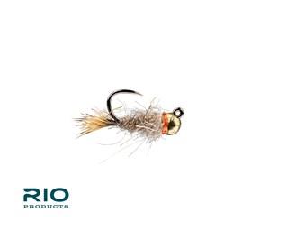 Rio He Man Natural - Gold Bead 14 - 2.8mm Trout Flies
