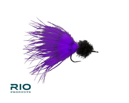 Rio Marabou Toad Barred Black Purple / 1 Flies