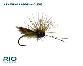 RIO Olive Caddis Dry Assortment Flies