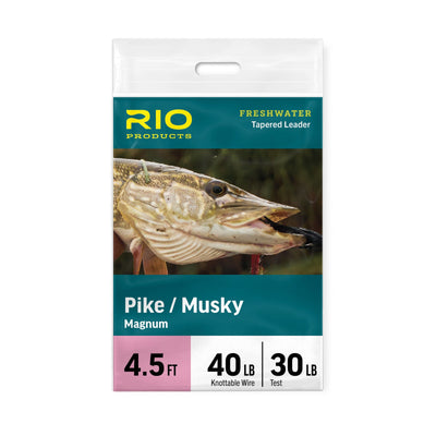 Rio Pike/Musky Leader Magnum 4.5' / 40lb Leaders & Tippet