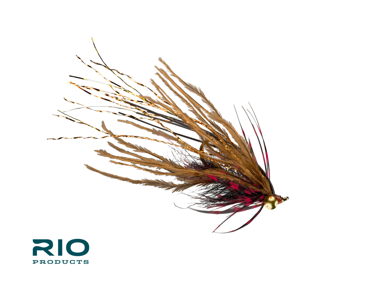 Rio Pocket Rocket Copper/Brown / 4 Flies