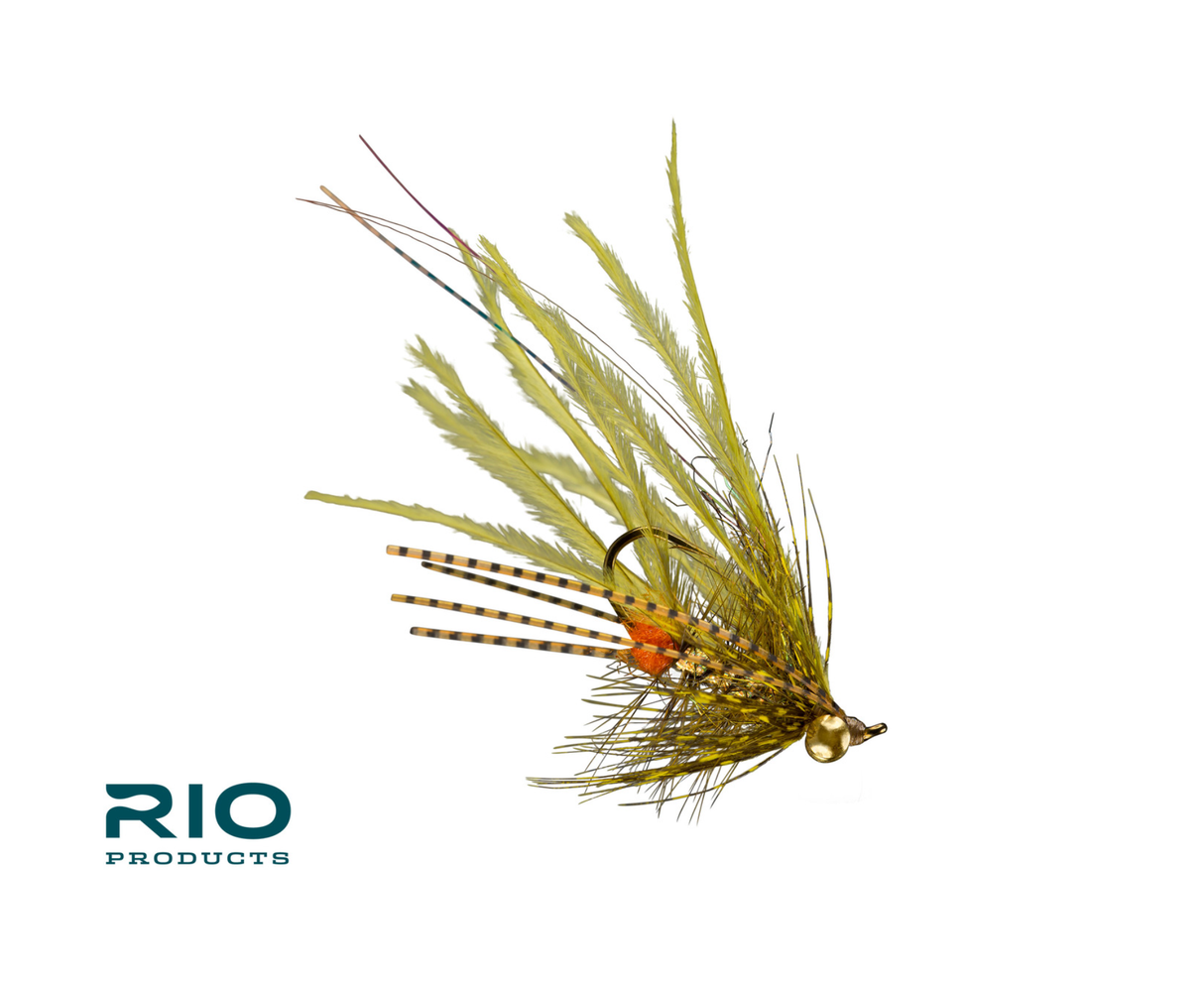 Rio Pocket Rocket Olive / 4 Flies