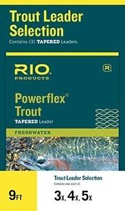 Rio Powerflex Leader 9ft Selection Pack