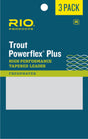 Rio Powerflex Plus Leader 7.5ft 5X 3 pack Leaders & Tippet