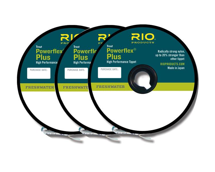 Rio Powerflex Tippet 3 pack Fly Fishing Trout