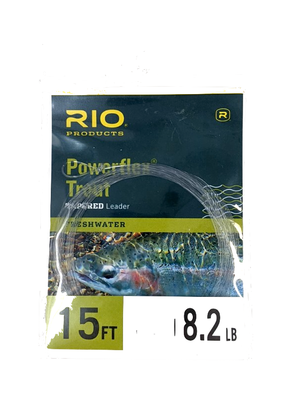 Rio Powerflex Trout Leader 15' 3X Leaders & Tippet