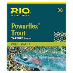 RIO Powerflex Trout Leader 7.5' 2X Leaders & Tippet