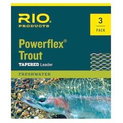 Rio Powerflex Trout Leader 7.5' 3 Pack