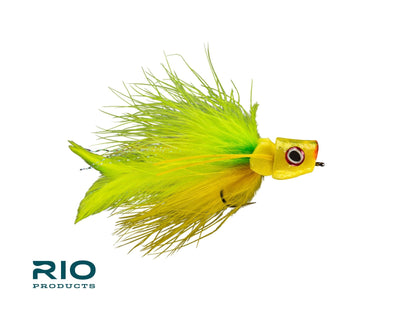 Rio PTO Popper Chartreuse/Yellow / 6 Flies